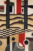 Fernard Leger Bridge painting